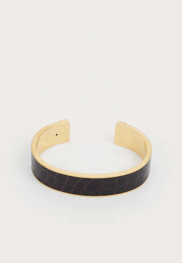 Armband - dark brown/gold-coloured