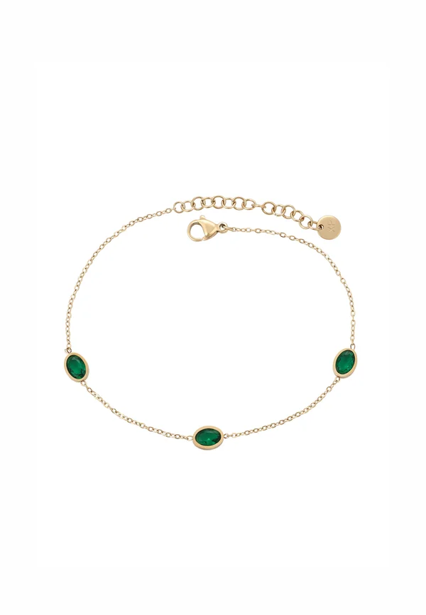 Armband - gold emerald