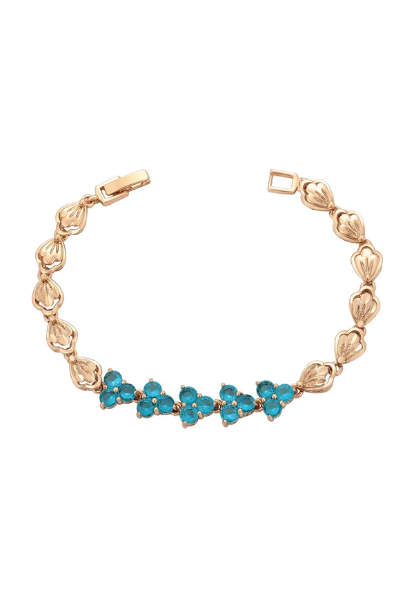 Armband - rose gold-coloured turquoise