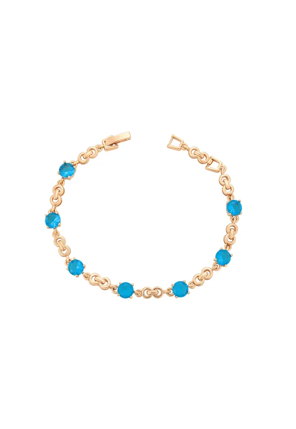 Armband - rose gold turquoise