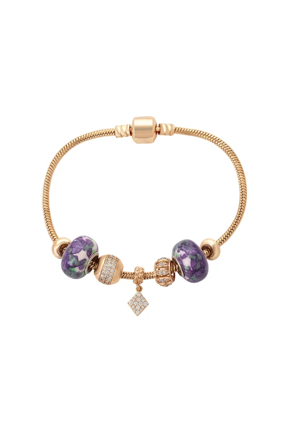 Armband - rose gold violet