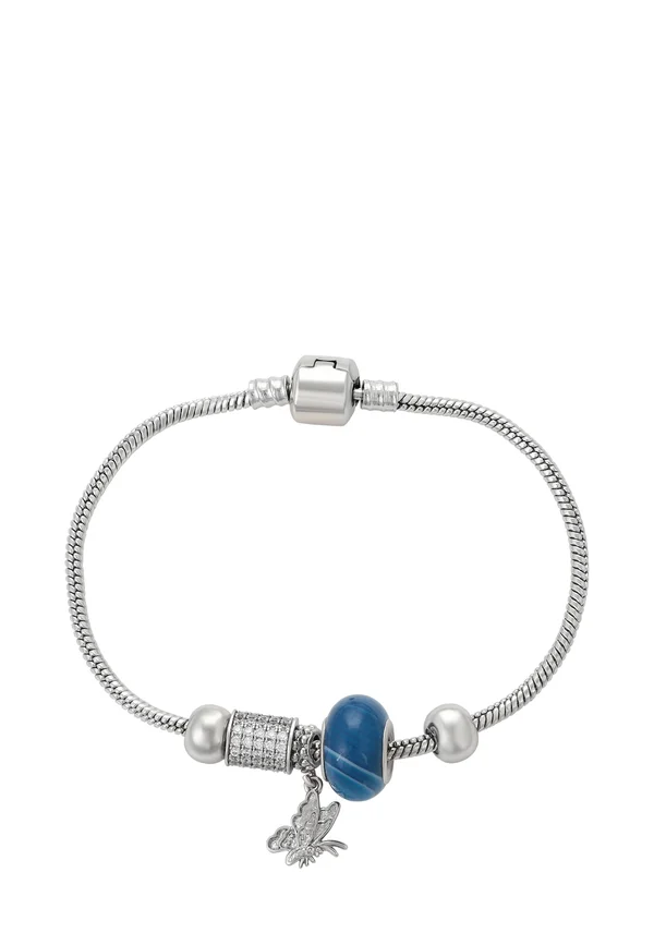 Armband - silver-coloured/blue