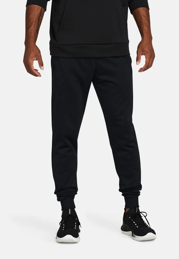 ARMOUR FLEECE - Jogginghose - black