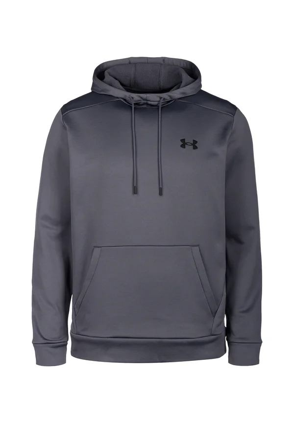 ARMOUR FLEECE - Kapuzenpullover - castlerock black
