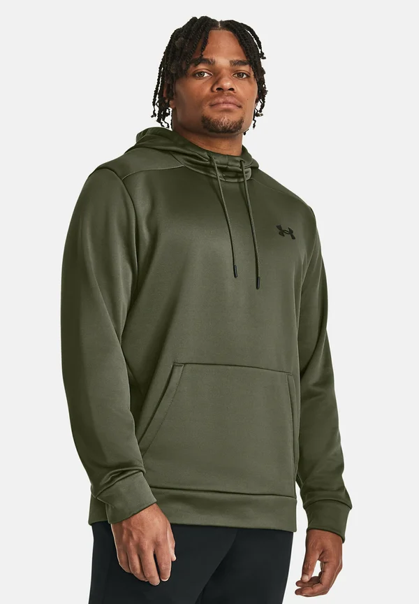 ARMOUR FLEECE - Kapuzenpullover - marine od green