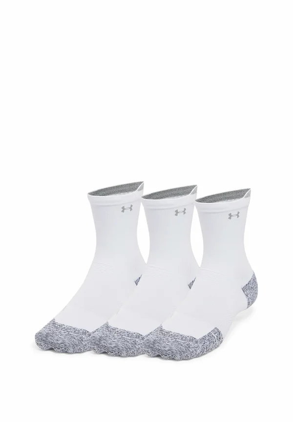 ARMOURDRY RUN CUSHION 3-PACK MID-CREW - Socken - white