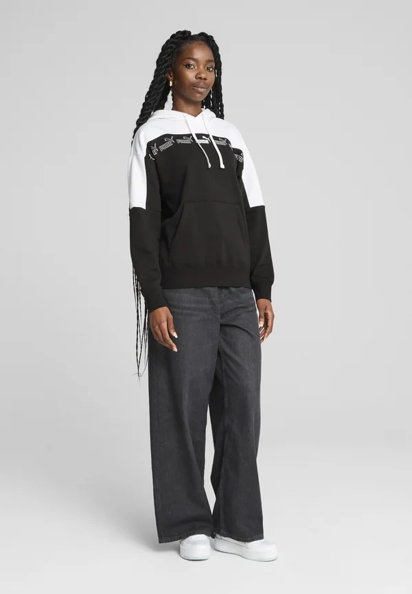 AROUND THE BLOCK  - Kapuzenpullover - black