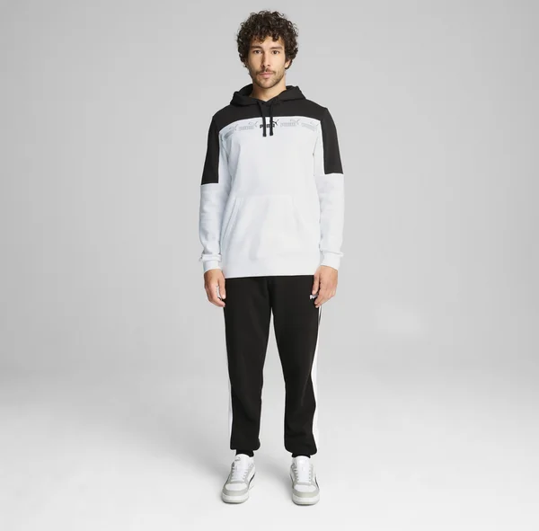 AROUND THE BLOCK - Kapuzenpullover - white