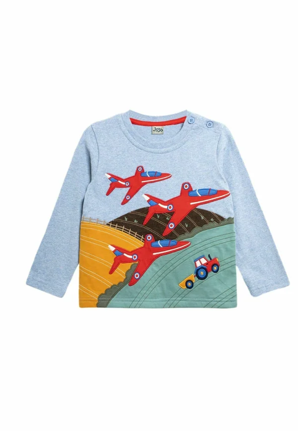 ARROWS APPLIQUÉ SCENE REGULAR FIT - Langarmshirt - blue