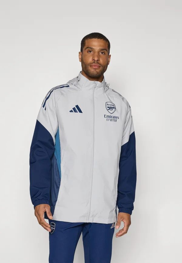 ARSENAL FC 25/26 TIRO 25 COMPETITION ALL WEATHER JACKET - Vereinsmannschaften - grey two