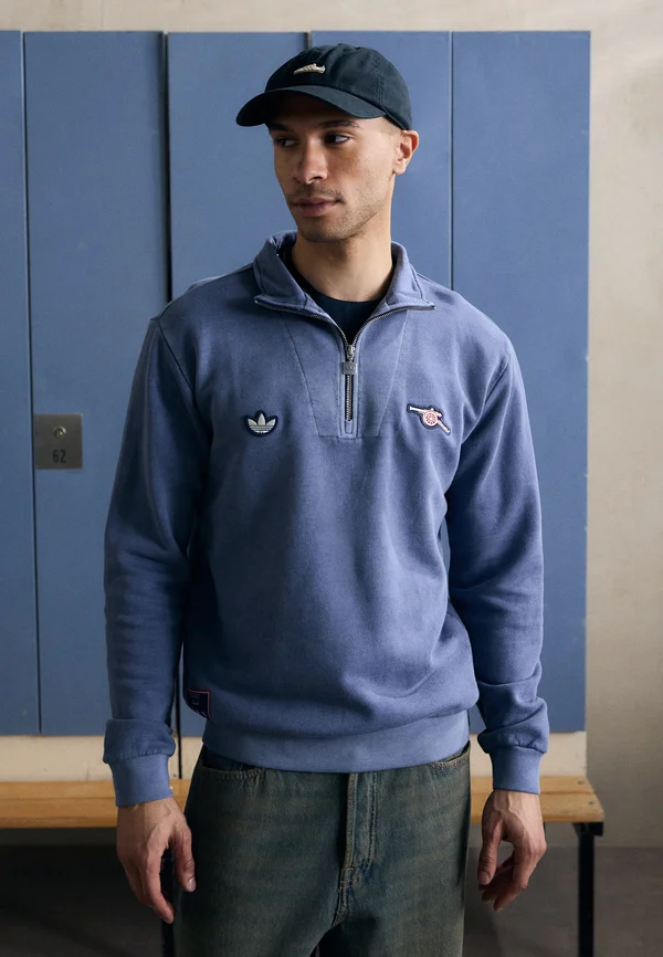 ARSENAL FC ICON HALF ZIP - Vereinsmannschaften - night sky