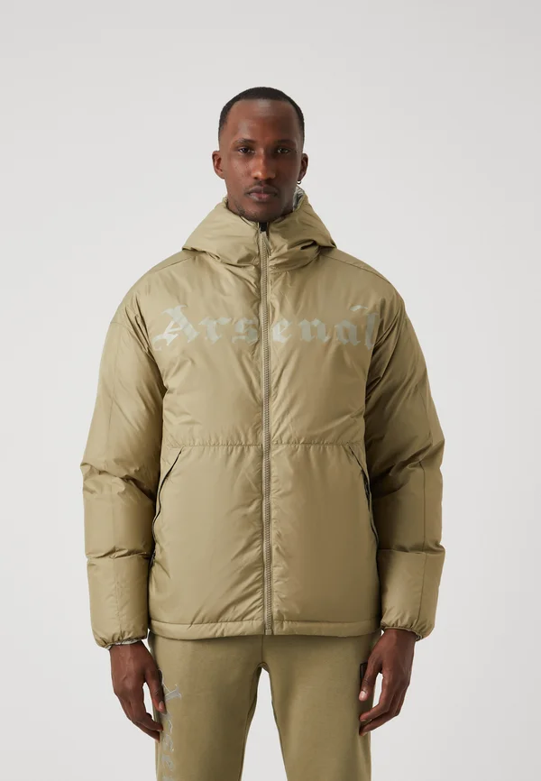 ARSENAL LONDON JACKET - Winterjacke - orbit green/feather grey