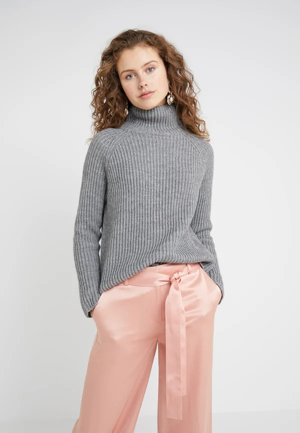 ARWEN - Strickpullover - grey melange