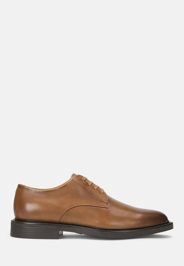 ASHER BURNISHED LEATHER DERBY SHOE - Business-Schnürer - tan