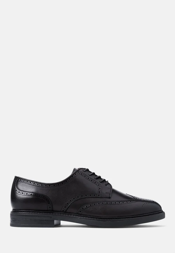 ASHER LEATHER WINGTIP SHOE - Business-Schnürer - black