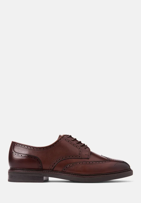 ASHER LEATHER WINGTIP SHOE - Business-Schnürer - brown