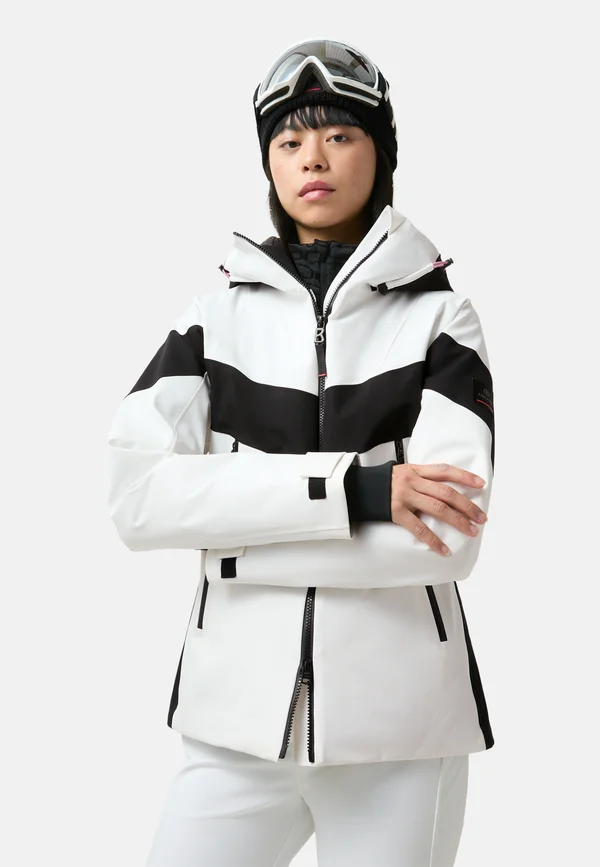 ASHLEY - Skijacke - off-white schwarz