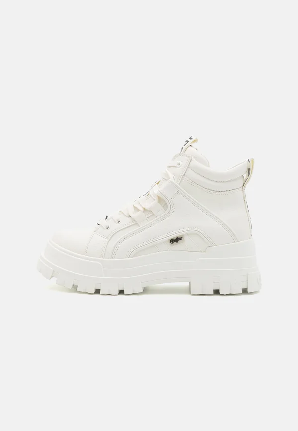 ASPHA NC MID BS - Schnürstiefelette - white