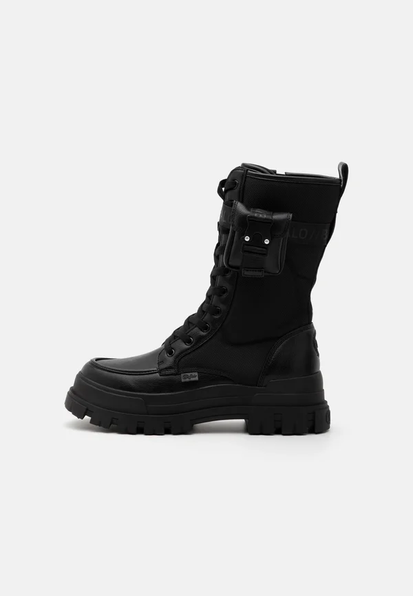 ASPHA - Plateaustiefel - black
