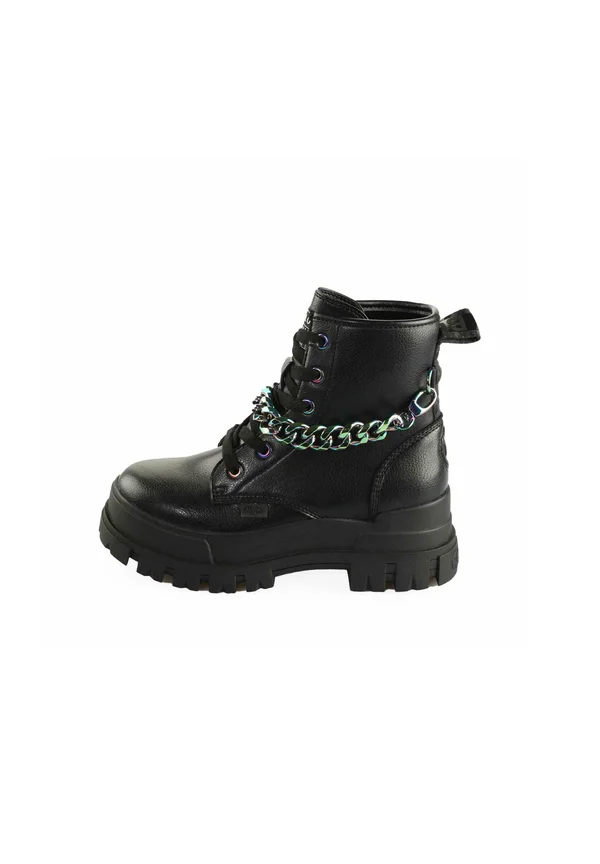ASPHA RLD CHAIN  - Schnürstiefelette - black multi