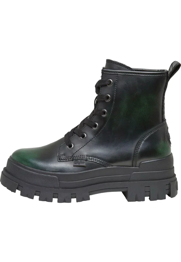 ASPHA RLD - Plateaustiefelette - black green