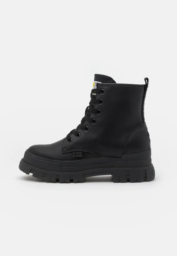 ASPHA - Schnürstiefelette - black