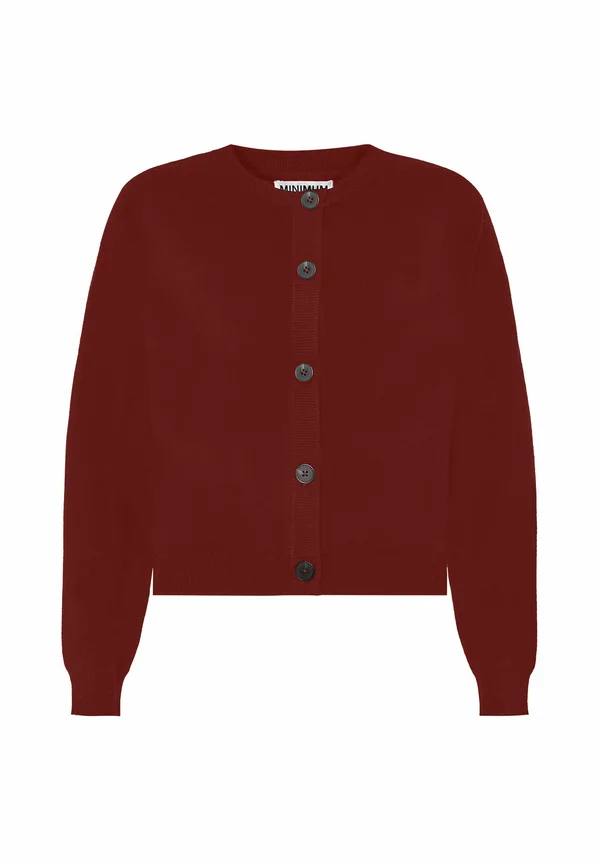 ASSIANA  - Strickjacke -  merlot