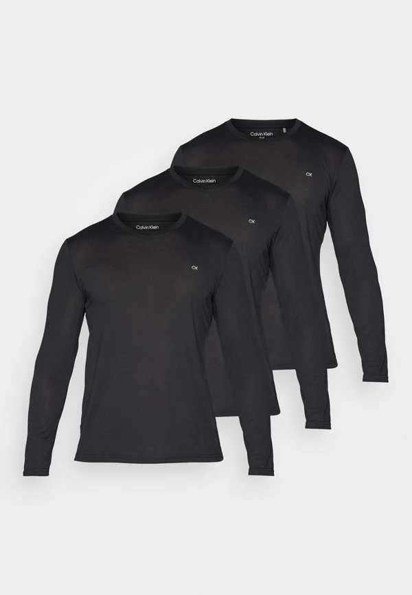 ASSORTED LONG SLEEVE 3 PACK - Langarmshirt - black