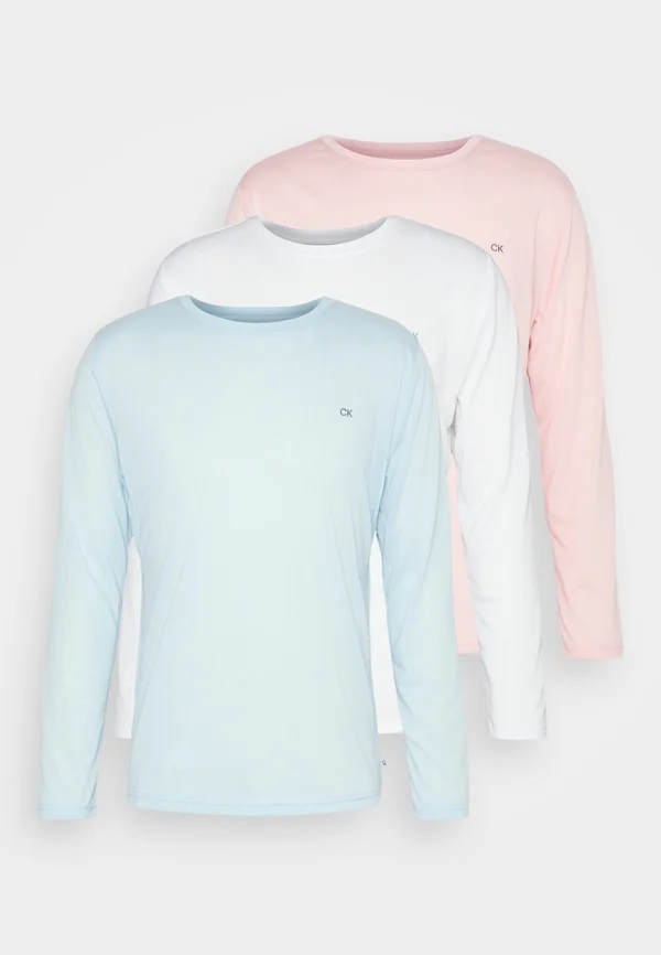 ASSORTED LONG SLEEVE 3 PACK - Langarmshirt - rose/white/light blue