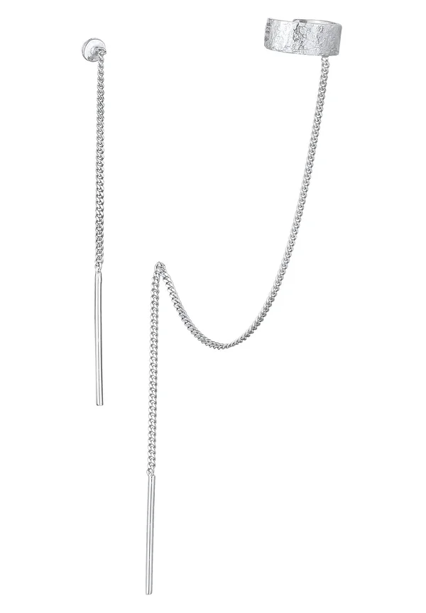 ASSYMETRIC CUFF - Ohrringe - silberfarben
