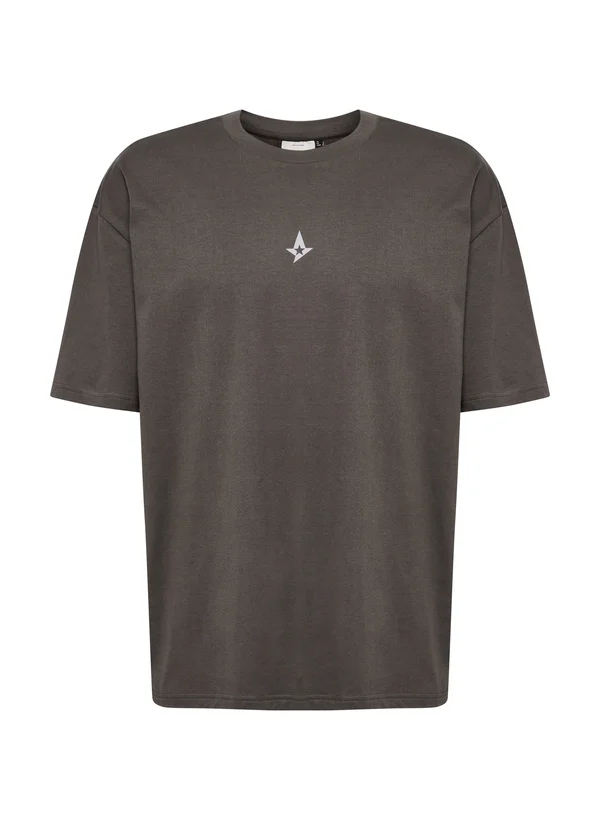 ASTRALIS FAN SS - T-Shirt print - raven
