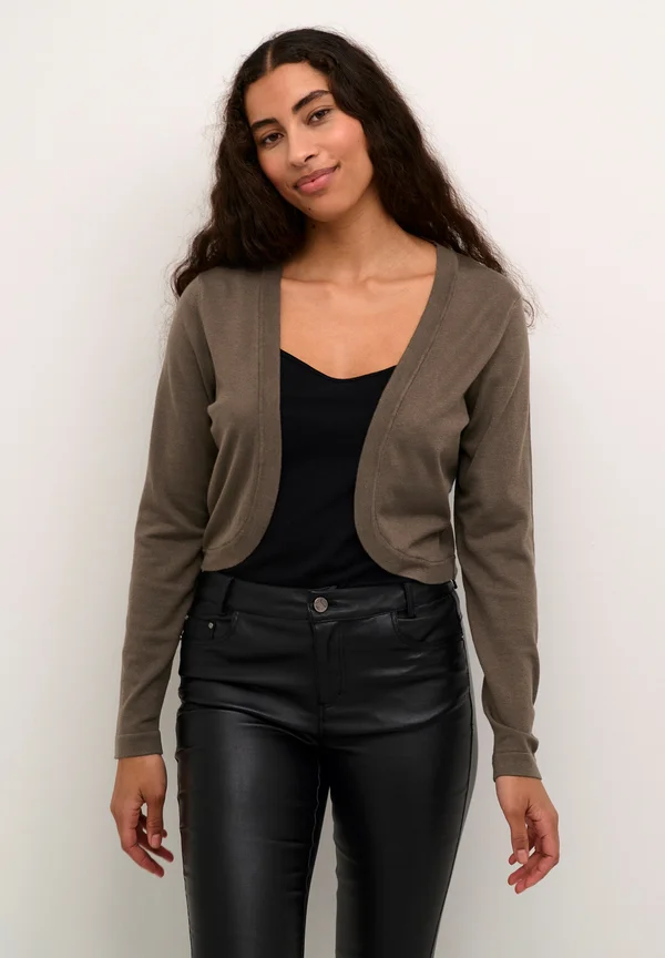 ASTRID BOLERO - Strickjacke - major brown