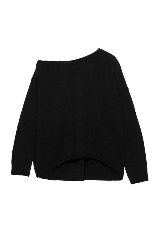 ASYMMETRIC - Strickpullover - black