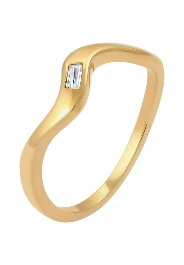 ASYMMETRICAL WAVE - Ring - gold-coloured