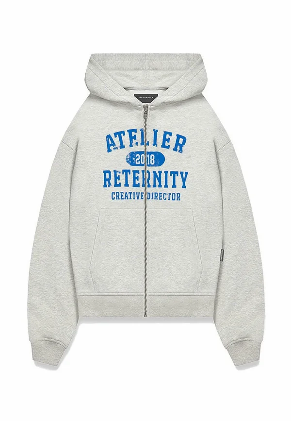 ATELIER EMBLEM - Sweatjacke - melangegrey