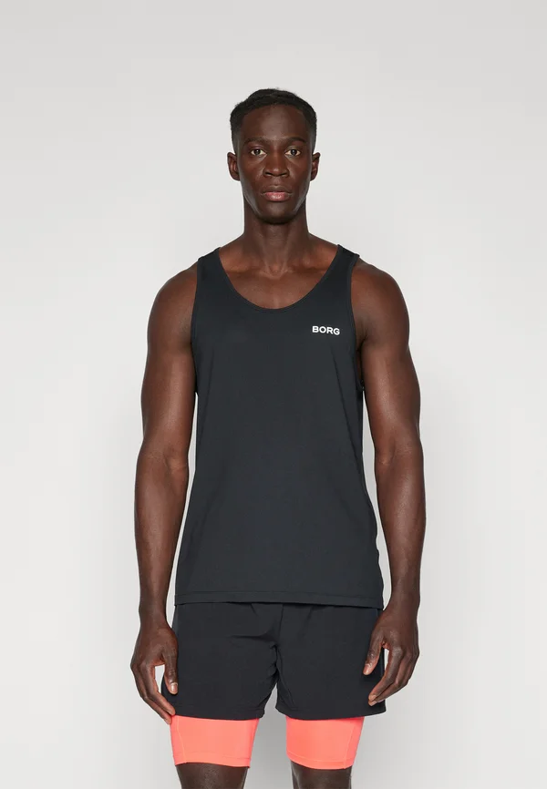 ATHLETIC TANK - Top - black beauty