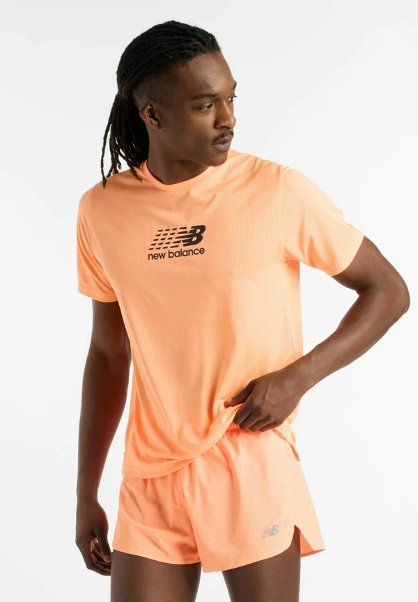ATHLETICS GRAPHIC - T-Shirt print - orange