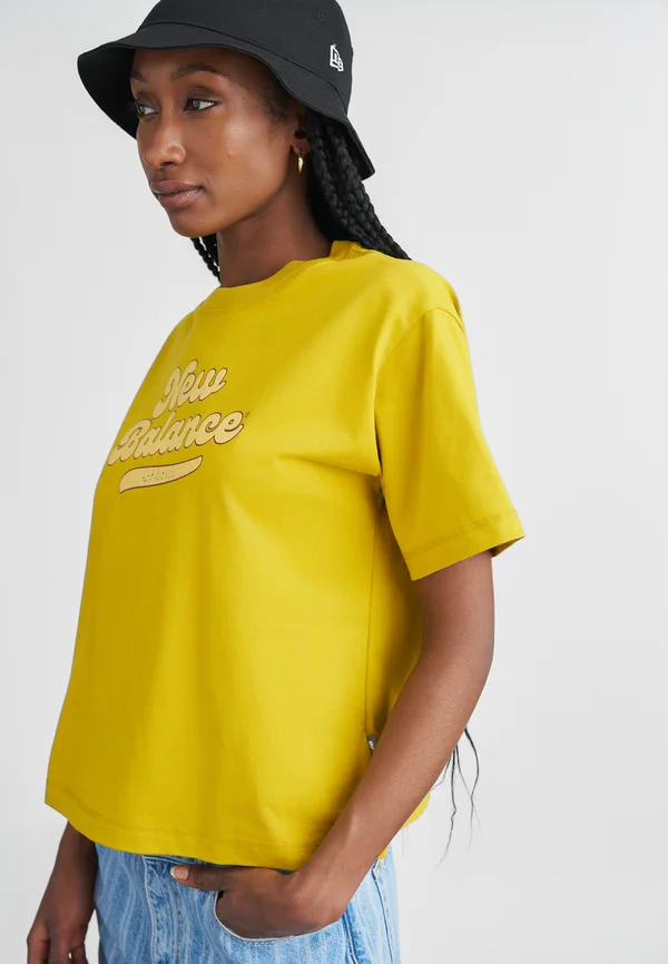 ATHLETICS LEGACY - T-Shirt print - yellow