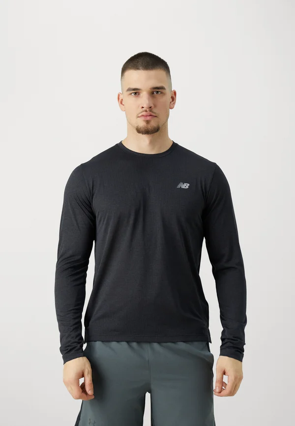 ATHLETICS LONG SLEEVE - Langarmshirt - black