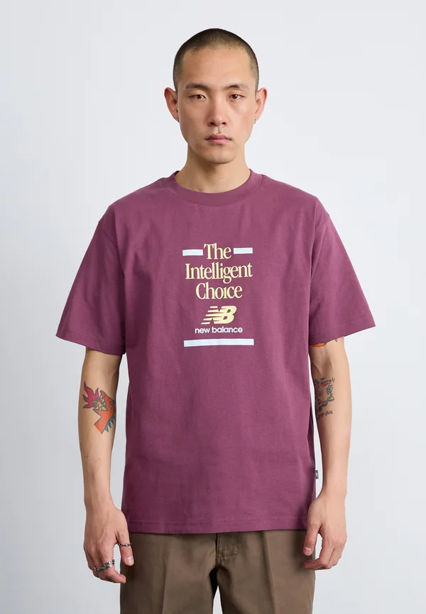 ATHLETICS RELAXED CHOICE - T-Shirt print - faded plum