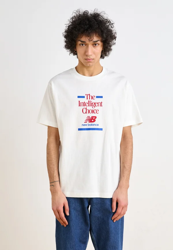 ATHLETICS RELAXED CHOICE - T-Shirt print - white