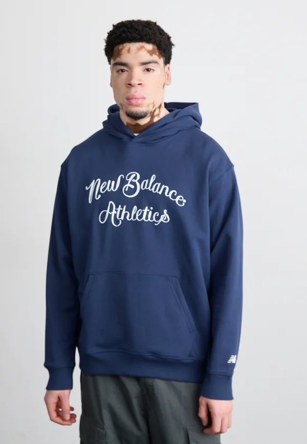 ATHLETICS RELAXED LEAGUE HOODIE - Sweatshirt - navy
