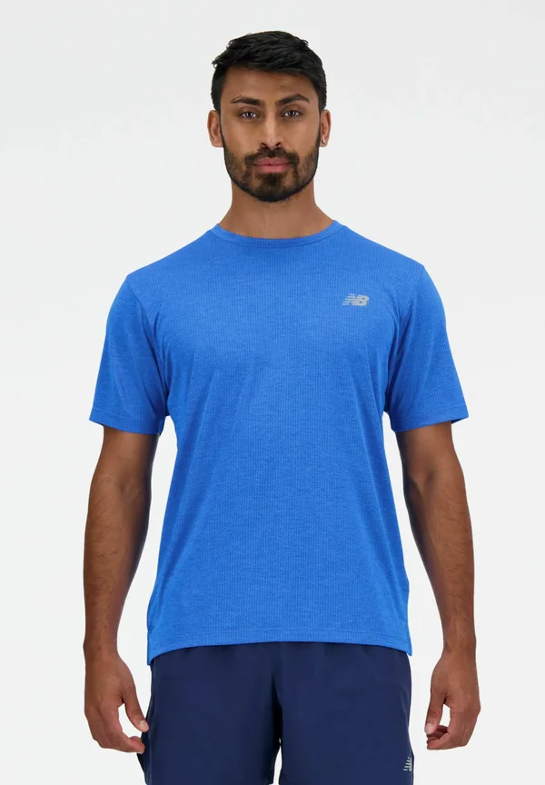 ATHLETICS RUN - T-Shirt basic - blue heather