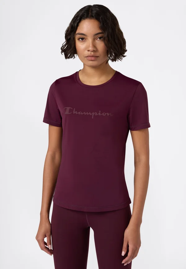 ATHLETICS - T-Shirt print - bordeaux