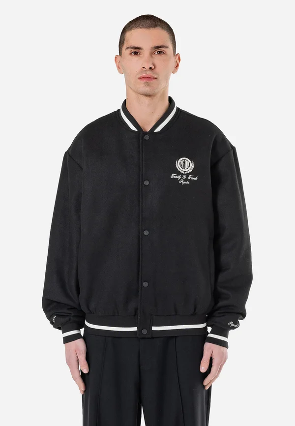 ATMORE VARSITY JACKET - Bomberjacke - black