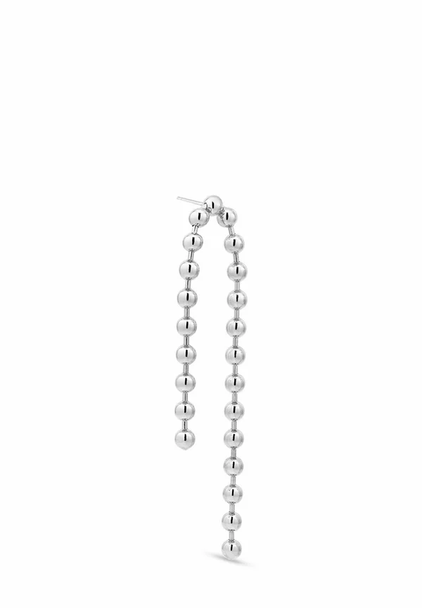 ATOMIC DOUBLE CHAIN STUD RIGHT - Einzelner Ohrring - silver coloured