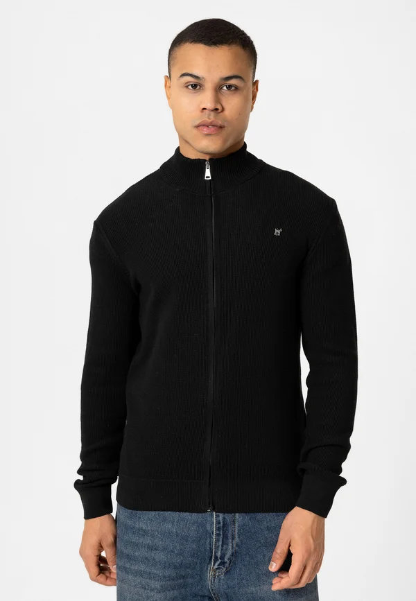 ATTILIO - Strickjacke - black