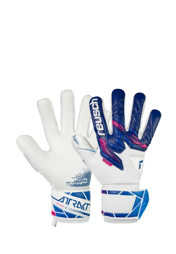 ATTRAKT REGRIP - Torwarthandschuh - blue/pink/white