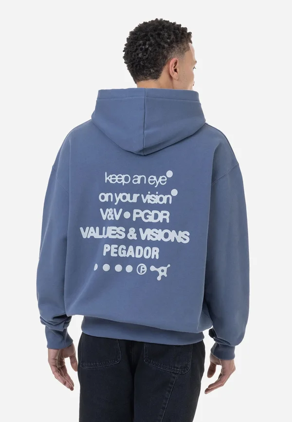 ATULE OVERSIZED - Kapuzenpullover - washed shadow blue