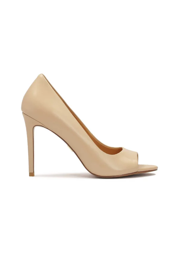 AUDE - High Heel Peeptoe - beige